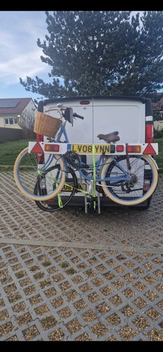 Thule hang bike - on,