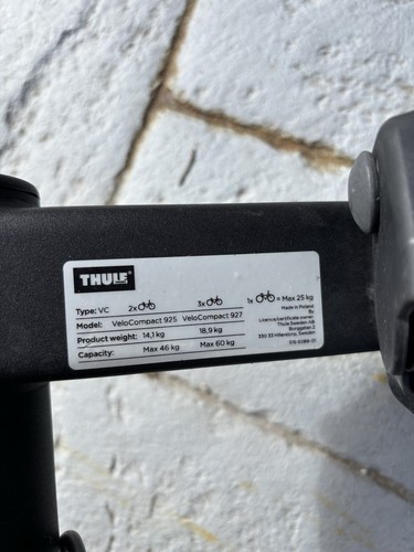 Thule bike rack - 3x,