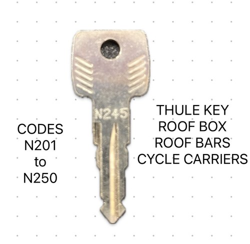 Thule key codes n201 to - thule,